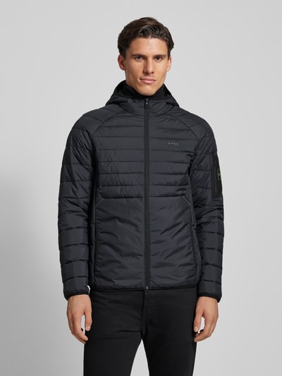 Peek & Cloppenburg BOSS GreenSteppjacke Mit Kapuze Modell 'Thor' In Dunkelblau