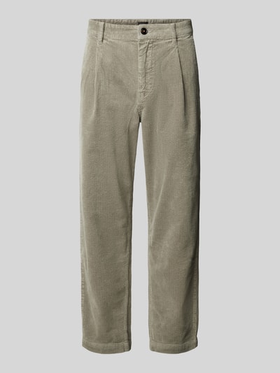 Peek & Cloppenburg BOSS OrangeRegular Fit Cordhose Mit Bundfalten Modell 'Shyne' In Mint