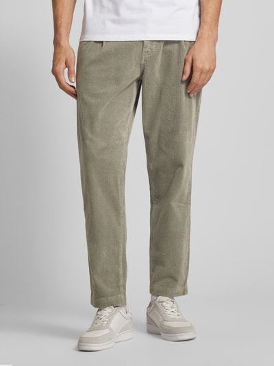 Peek & Cloppenburg BOSS OrangeRegular Fit Cordhose Mit Bundfalten Modell 'Shyne' In Mint