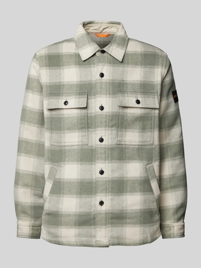 Peek & Cloppenburg BOSS OrangeRegular Fit Hemdjacke mit Leistentaschen Modell 'Lassie' in sand