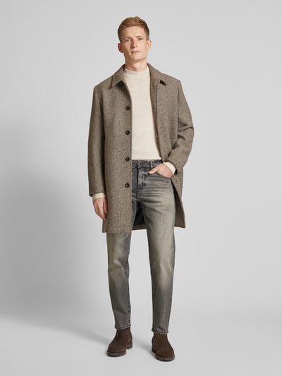 Peek & Cloppenburg BOSS OrangeRegular Fit Jeans im 5-Pocket-Design Modell 'RE.MAINE BO' in dunkelgrau