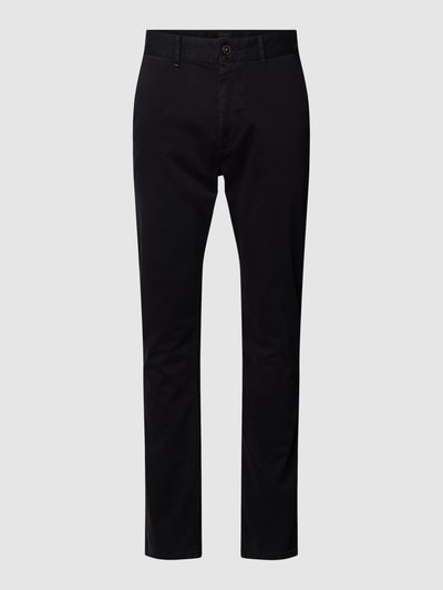 Peek & Cloppenburg BOSS OrangeSlim Fit Chino Mit Französischen Eingrifftaschen In Black