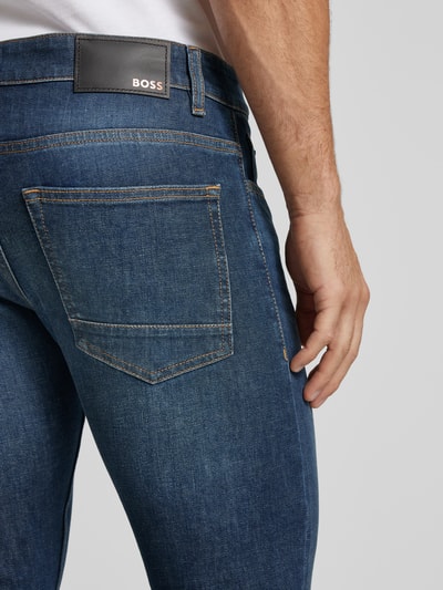 Peek & Cloppenburg BOSS OrangeSlim Fit Jeans Im 5-Pocket-Design Modell 'Delaware' In Jeansblau