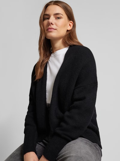 Peek & Cloppenburg BOSS OrangeStrickjacke Mit überschnittenen Schultern Modell 'FALESCANAS' In Black