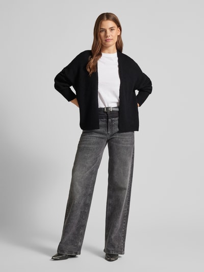 Peek & Cloppenburg BOSS OrangeStrickjacke mit überschnittenen Schultern Modell 'FALESCANAS' in black