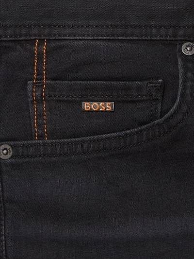 Peek & Cloppenburg BOSS OrangeTapered Fit Jeans Mit Stretch-Anteil Modell 'Taber' In Black