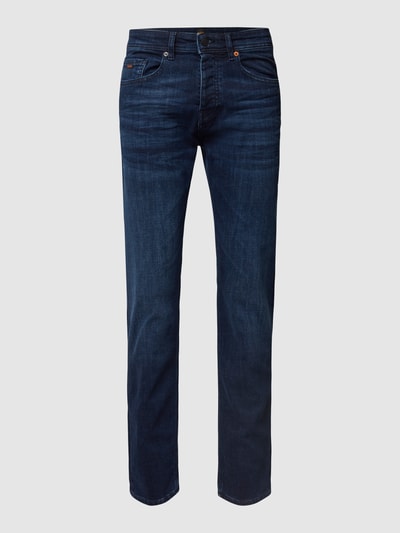 Peek & Cloppenburg BOSS OrangeTapered Fit Jeans Mit Stretch-Anteil Modell 'Taber' In Marine