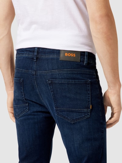 Peek & Cloppenburg BOSS OrangeTapered Fit Jeans Mit Stretch-Anteil Modell 'Taber' In Marine