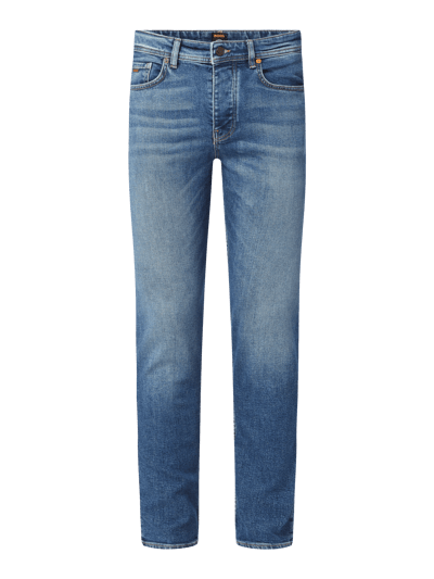 Peek & Cloppenburg BOSS OrangeTapered Fit Jeans mit Stretch-Anteil Modell 'Taber' in jeansblau