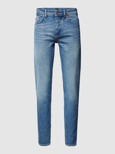Peek & Cloppenburg BOSS OrangeTapered Fit Jeans Modell 'Taber' In Hellblau