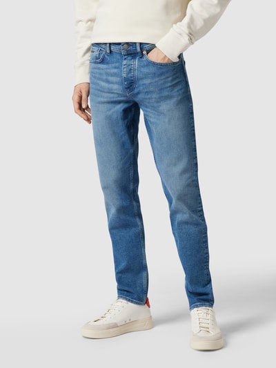 Peek & Cloppenburg BOSS OrangeTapered Fit Jeans Modell 'Taber' In Hellblau