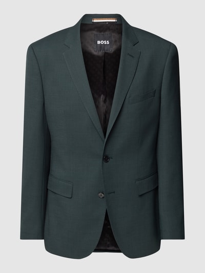 Peek & Cloppenburg BOSS2-Knopf-Sakko Mit Reverskragen Modell 'Jasper' In Dunkelgruen