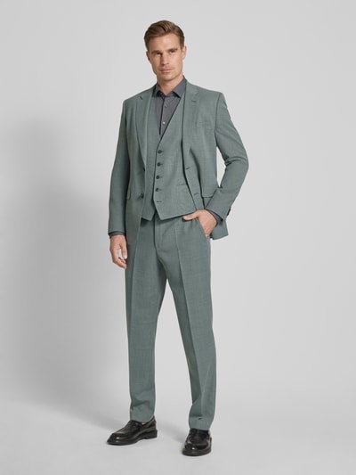 Peek & Cloppenburg BOSSAnzughose In Melierter Optik Modell 'Leon' In Lind