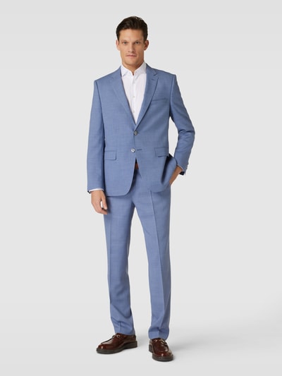 Peek & Cloppenburg BOSSAnzughose mit Bügelfalten Modell 'Leon' in blau