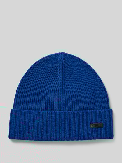 Peek & Cloppenburg BOSSBeanie mit Label-Badge Modell 'Fati' in royal