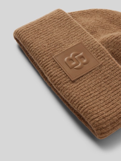 Peek & Cloppenburg BOSSBeanie Mit Label-Detail Modell 'Laru' In Camel