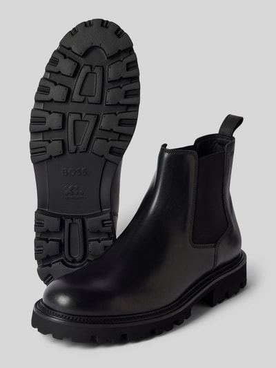 Peek & Cloppenburg BOSSChelsea Boots Aus Leder Mit Zugschlaufe Modell 'Julyo' In Black