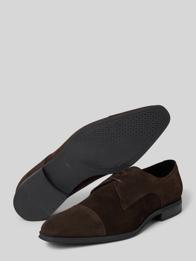 Peek & Cloppenburg BOSSDerby-Schuhe Aus Echtem Leder Modell 'Theon' In Dunkelbraun