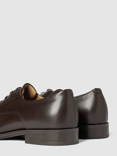 Peek & Cloppenburg BOSSDerby-Schuhe Aus Leder Modell 'Colby' In Dunkelbraun