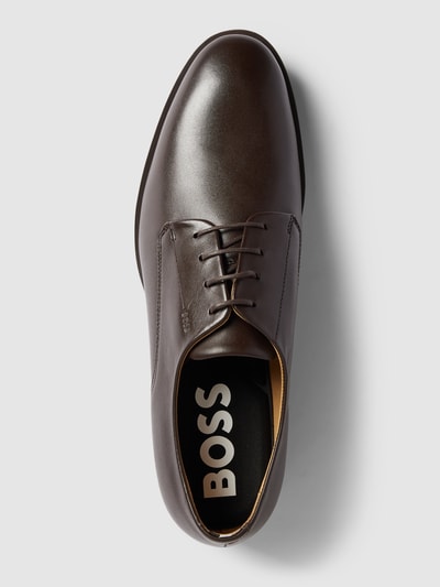 Peek & Cloppenburg BOSSDerby-Schuhe Aus Leder Modell 'Colby' In Dunkelbraun