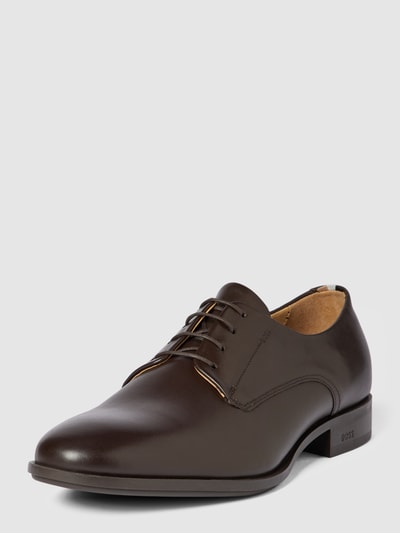 Peek & Cloppenburg BOSSDerby-Schuhe aus Leder Modell 'Colby' in dunkelbraun