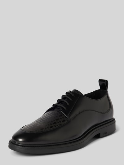 Peek & Cloppenburg BOSSDerby-Schuhe aus Leder Modell 'Larry' in black