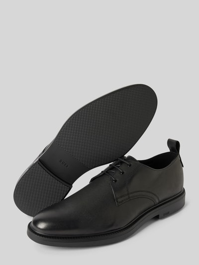 Peek & Cloppenburg BOSSDerby-Schuhe Mit Strukturmuster Modell 'Larry' In Black