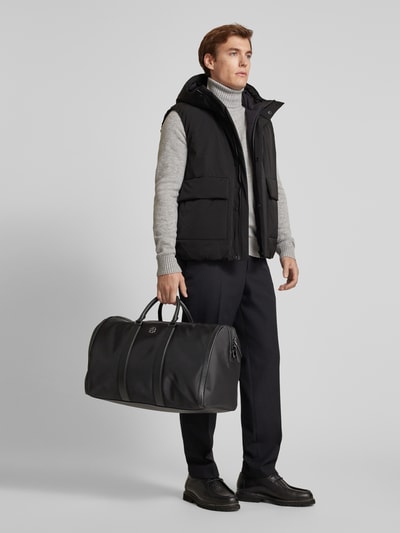 Peek & Cloppenburg BOSSDuffle Bag mit Label-Applikation Modell 'Holdall' in black