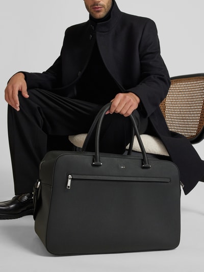 Peek & Cloppenburg BOSSHandtasche mit Label-Prägung Modell 'Ray' in black