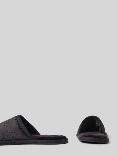 Peek & Cloppenburg BOSSHausschuhe Mit Offener Ferse Modell 'Home' In Black