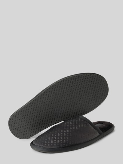 Peek & Cloppenburg BOSSHausschuhe Mit Offener Ferse Modell 'Home' In Black