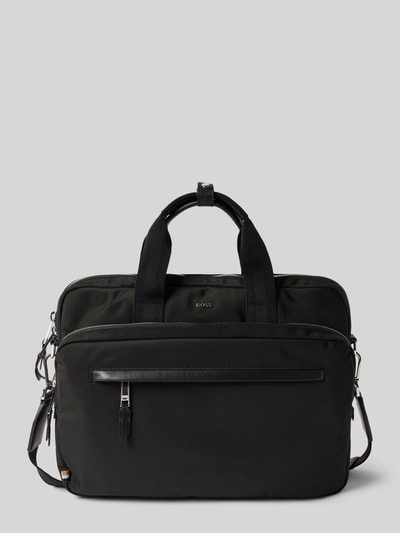Peek & Cloppenburg BOSSLaptoptasche Mit Label-Detail Modell 'DocCase' In Black