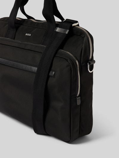 Peek & Cloppenburg BOSSLaptoptasche Mit Label-Detail Modell 'DocCase' In Black