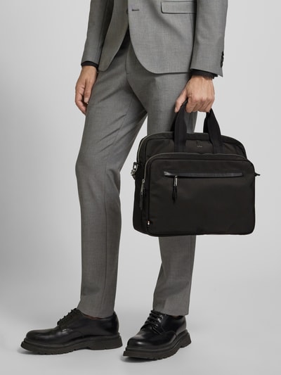 Peek & Cloppenburg BOSSLaptoptasche mit Label-Detail Modell 'DocCase' in black