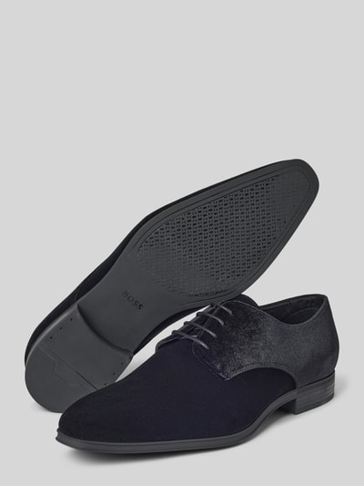 Peek & Cloppenburg BOSSLederderby Mit Ziernaht Modell 'Theon' In Black