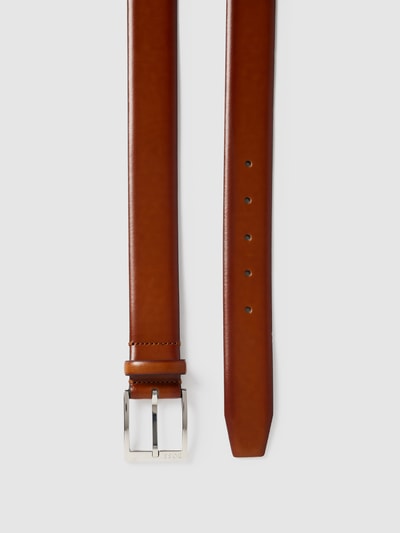 Peek & Cloppenburg BOSSLedergürtel Mit Dornschließe Modell 'Elloy' In Cognac