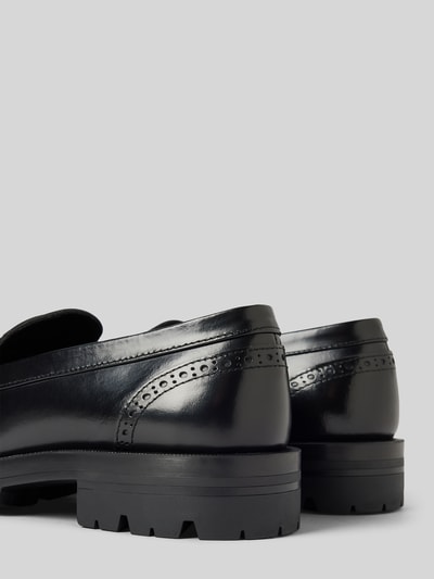 Peek & Cloppenburg BOSSLederloafer Mit Lochmuster Modell 'Helen' In Black