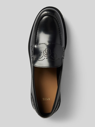 Peek & Cloppenburg BOSSLederloafer Mit Lochmuster Modell 'Helen' In Black