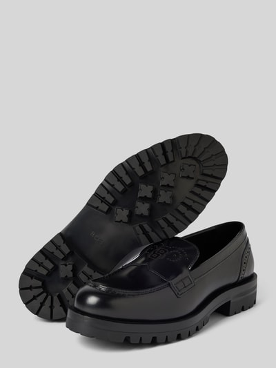 Peek & Cloppenburg BOSSLederloafer Mit Lochmuster Modell 'Helen' In Black