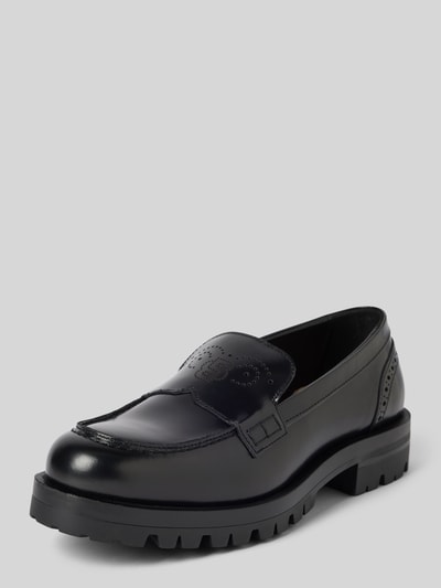 Peek & Cloppenburg BOSSLederloafer mit Lochmuster Modell 'Helen' in black
