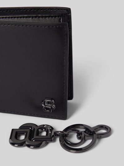 Peek & Cloppenburg BOSSLederportemonnaie Mit Schlüsselanhänger In Black
