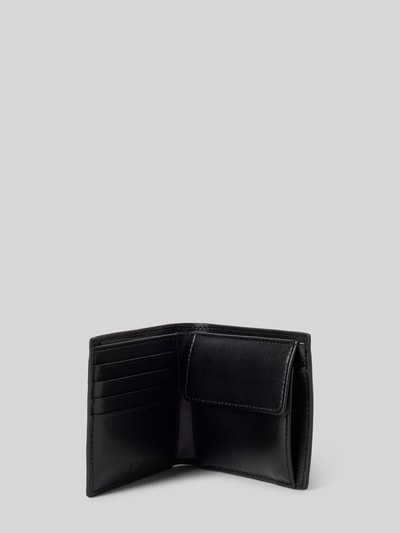 Peek & Cloppenburg BOSSLederportemonnaie Mit Schlüsselanhänger In Black