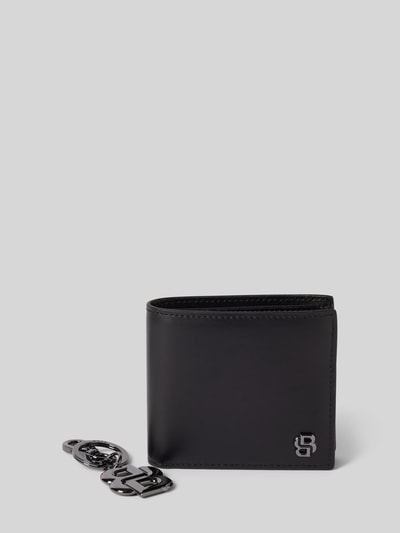 Peek & Cloppenburg BOSSLederportemonnaie mit Schlüsselanhänger in black