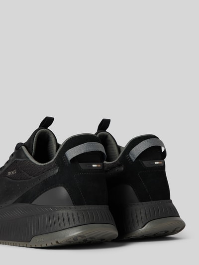 Peek & Cloppenburg BOSSLedersneaker Mit Label-Details In Black