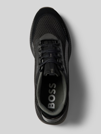 Peek & Cloppenburg BOSSLedersneaker Mit Label-Details In Black