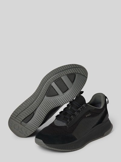 Peek & Cloppenburg BOSSLedersneaker Mit Label-Details In Black