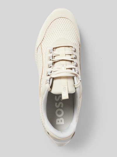 Peek & Cloppenburg BOSSLedersneaker Mit Label-Details In Weiss