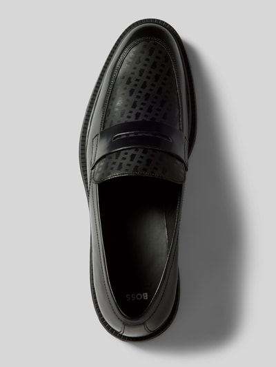 Peek & Cloppenburg BOSSLoafer Aus Leder Mit Label-Detail Modell 'Larry' In Black