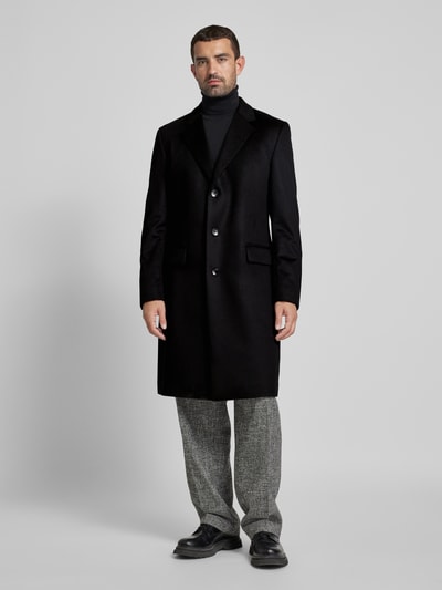 Peek & Cloppenburg BOSSMantel Aus Reinem Kaschmir Mit Reverskragen In Black