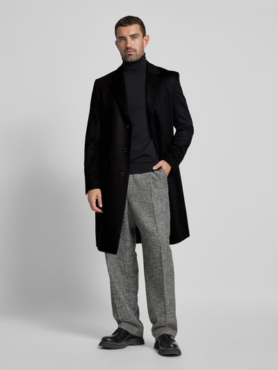Peek & Cloppenburg BOSSMantel aus reinem Kaschmir mit Reverskragen in black